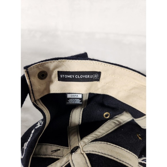 Chicago Bears Stoney Clover Lane x '47 Brand Field Goal Clean Up Navy Blue Hat - Picture 7 of 12